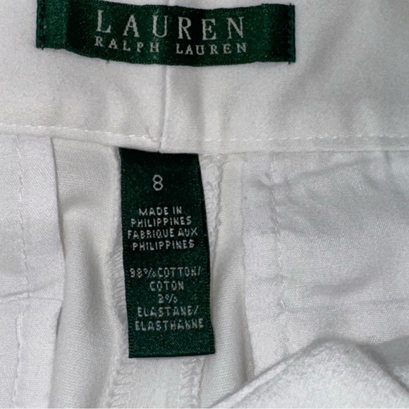 Ralph Lauren Women’s White Bermuda Shorts Size 8 - Picture 11 of 16